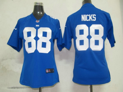New York Giants 88 Nicks Authentic blue Game women nfl Nike Nike Nike Jerseyss